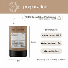 Load image into Gallery viewer, Tae's Chai Black Tea Mini Tea Tube Gift (5 tea bags)