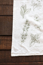 Load image into Gallery viewer, Kitchen Herbs Tea Towel