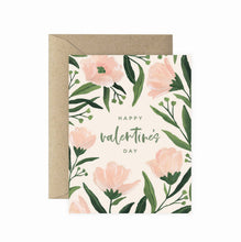 Load image into Gallery viewer, Pink Floral Valentine's Greeting Card | Love & Friendship