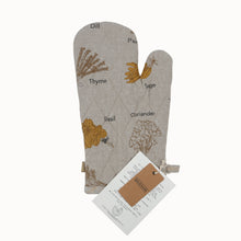 Load image into Gallery viewer, Raine & Humble - Oven Gloves Herb Mustard