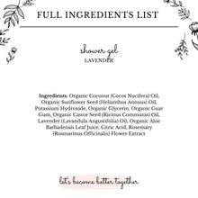 Load image into Gallery viewer, janegee - Lavender Shower Gel