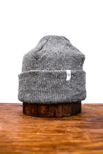 Load image into Gallery viewer, Upstate Stock - Grey Tweed Ragg Wool Beanie: One Size