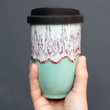 Load image into Gallery viewer, Nova Ceramics Travel Mugs - Nebula Ceramic Travel Mug – 12oz with Lid & Sleeve