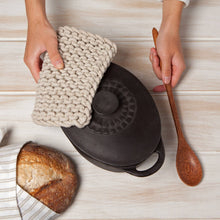 Load image into Gallery viewer, Danica Heirloom - Dove Gray Knit Potholder