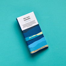 Load image into Gallery viewer, The Chocolate Society - Sea Salt Caramel Chocolate Bar