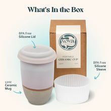 Load image into Gallery viewer, Nova Ceramics Travel Mugs - Horizon Ceramic Travel Mug – 12oz with Lid & Sleeve