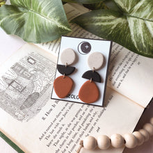 Load image into Gallery viewer, Museology Co. - Venus Clay Earring: Speckled Teal