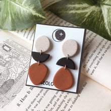 Load image into Gallery viewer, Museology Co. - Venus Clay Earring: Terracotta Orange