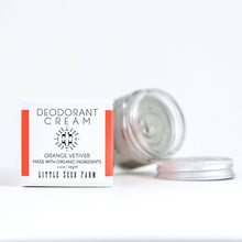 Load image into Gallery viewer, Little Seed Farm - Orange Vetiver Deodorant Cream - Summer Seasonal