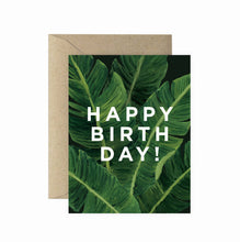 Load image into Gallery viewer, Paper Anchor Co. - Banana Leaf Happy Birthday Greeting Card