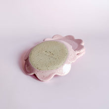 Load image into Gallery viewer, SarahBeePottery - The Mini Petal Ceramic Dish Speckled Pink