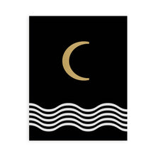Load image into Gallery viewer, Moon over water print 11 x 14 Print