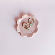 Load image into Gallery viewer, SarahBeePottery - The Mini Petal Ceramic Dish Speckled Pink