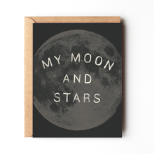 Load image into Gallery viewer, Daydream Prints - My Moon And Stars - Astronomy Love Card