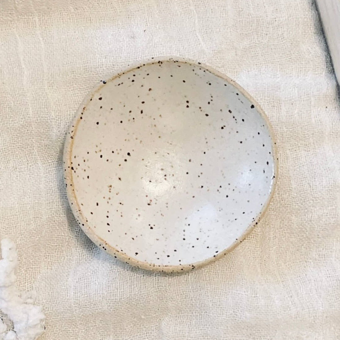 White Ceramic Catch-all Dish