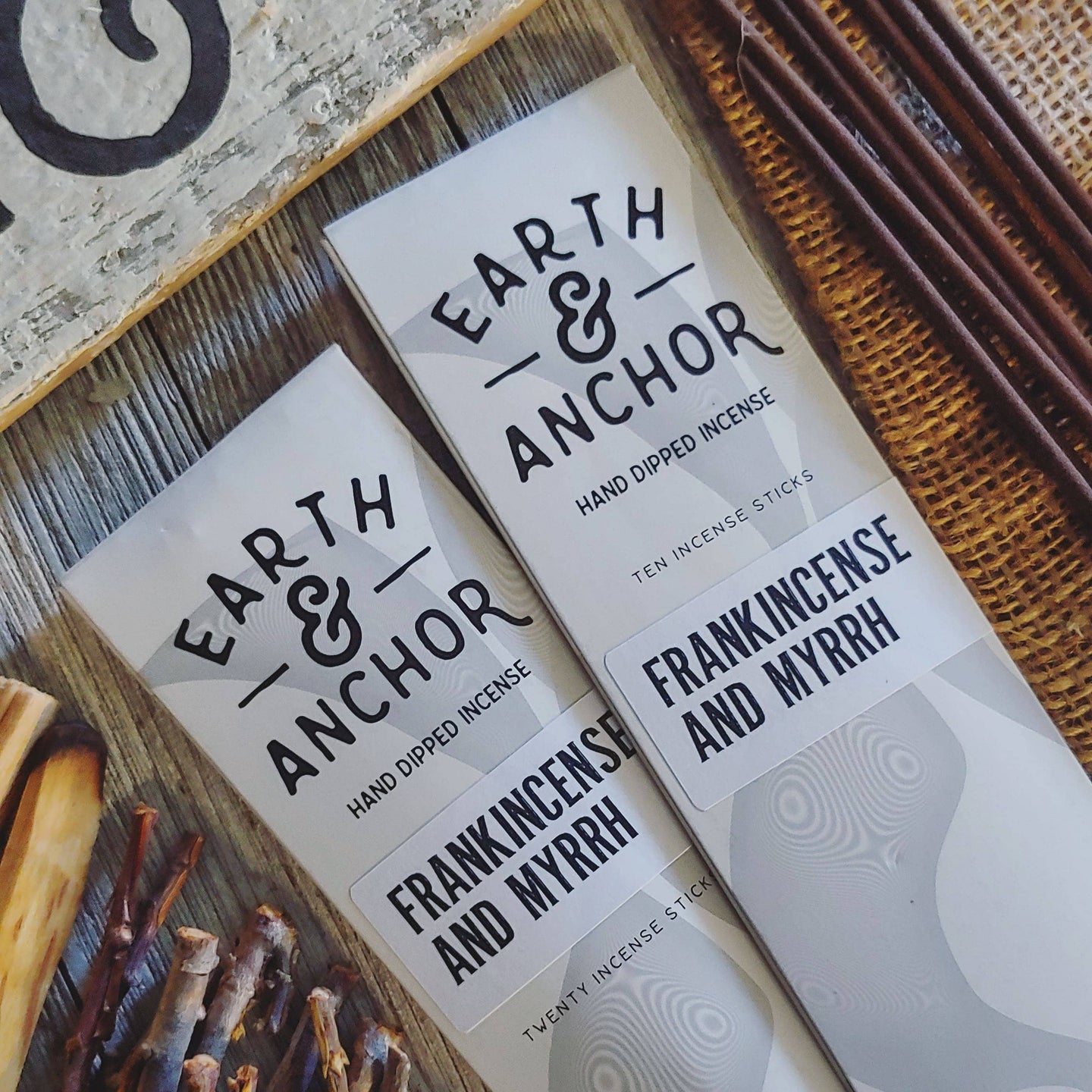 Earth & Anchor Soap Co. - Frankincense & Myrrh Incense