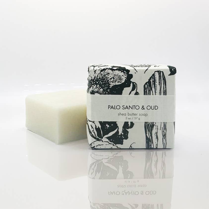 Palo Santo & Oud - Petite Shea Butter Guest Soap