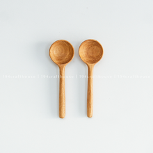 Load image into Gallery viewer, Spoon - Tiny Wooden Salt, Sugar Spoons - Measuring Spoons
