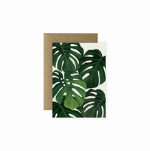 Load image into Gallery viewer, Mini Card- Monstera Mini Greeting Card | Everyday Love Friendship
