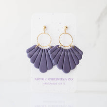 Load image into Gallery viewer, Nicole Christina Company - Polymer Clay Dangle Earrings-Willow: Dusty Lilac
