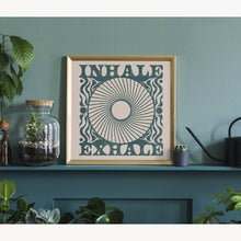 Load image into Gallery viewer, cai &amp; jo - Inhale Exhale Print: 12 x 12 inches
