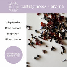 Load image into Gallery viewer, Tea with Tae - Berry Blossom Herbal Mini Tea Tube (5 tea bags)
