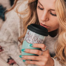 Load image into Gallery viewer, Nova Ceramics Travel Mugs - Nebula Ceramic Travel Mug – 12oz with Lid &amp; Sleeve
