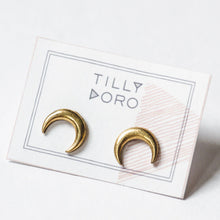 Load image into Gallery viewer, Tilly Doro - Large Crescent stud earring
