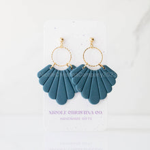 Load image into Gallery viewer, Nicole Christina Company - Polymer Clay Dangle Earrings-Willow: Duck Egg Blue
