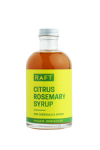 Load image into Gallery viewer, RAFT - Citrus Rosemary Syrup: 250ml
