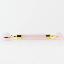 Load image into Gallery viewer, Rose Quartz Crystal Facial Stone Face Roller
