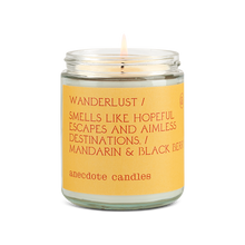 Load image into Gallery viewer, Anecdote Candles - Wanderlust Candle (Mandarin &amp; Black Berry) Candle
