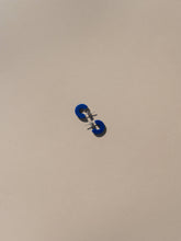 Load image into Gallery viewer, NAT + NOOR - Mali | Cobalt | Blue Hoop Earrings | New Thinner Style
