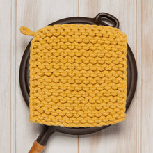 Load image into Gallery viewer, Danica Heirloom - Ochre Knit Potholder
