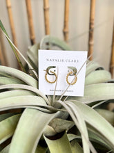 Load image into Gallery viewer, Natalie Clare Collections - Beaded Hoop Earrings
