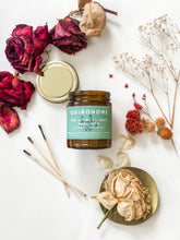Load image into Gallery viewer, quiñohome - Flowers They Gave You 7oz Soy CandleJar Rose Ambergris Ember
