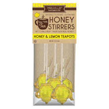 Load image into Gallery viewer, Melville Candy Company - Honey Dippers &amp; Stirrers - 5ct Gusset Bag: Tupelo Honey Teapot
