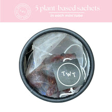 Load image into Gallery viewer, Hibiscus Rose Herbal Mini Tube Gift (5 tea bags)
