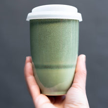 Load image into Gallery viewer, Nova Ceramics Travel Mugs - Emerald 12oz Ceramic Travel Mug – Reusable &amp; Stylish

