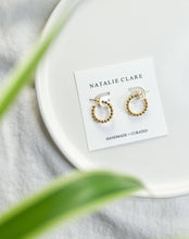 Load image into Gallery viewer, Natalie Clare Collections - Beaded Hoop Earrings
