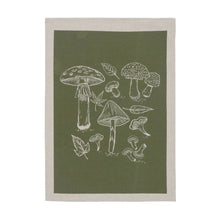 Load image into Gallery viewer, Raine &amp; Humble - Tea Towel - Mushroom Waffle Towel Green
