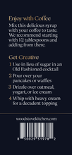 Load image into Gallery viewer, Wood Stove Kitchen - Maple &amp; Brown Sugar Coffee &amp; Cocktail Syrup, 16 fl oz
