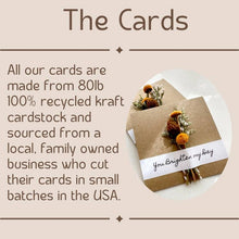 Load image into Gallery viewer, CA Studios - Happy Birthday Mini Pink Dried Floral Bouquet Card
