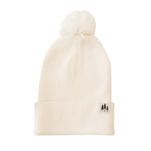 Load image into Gallery viewer, The Montana Scene - Three Tree Foldover Pom Beanie: Forest Green
