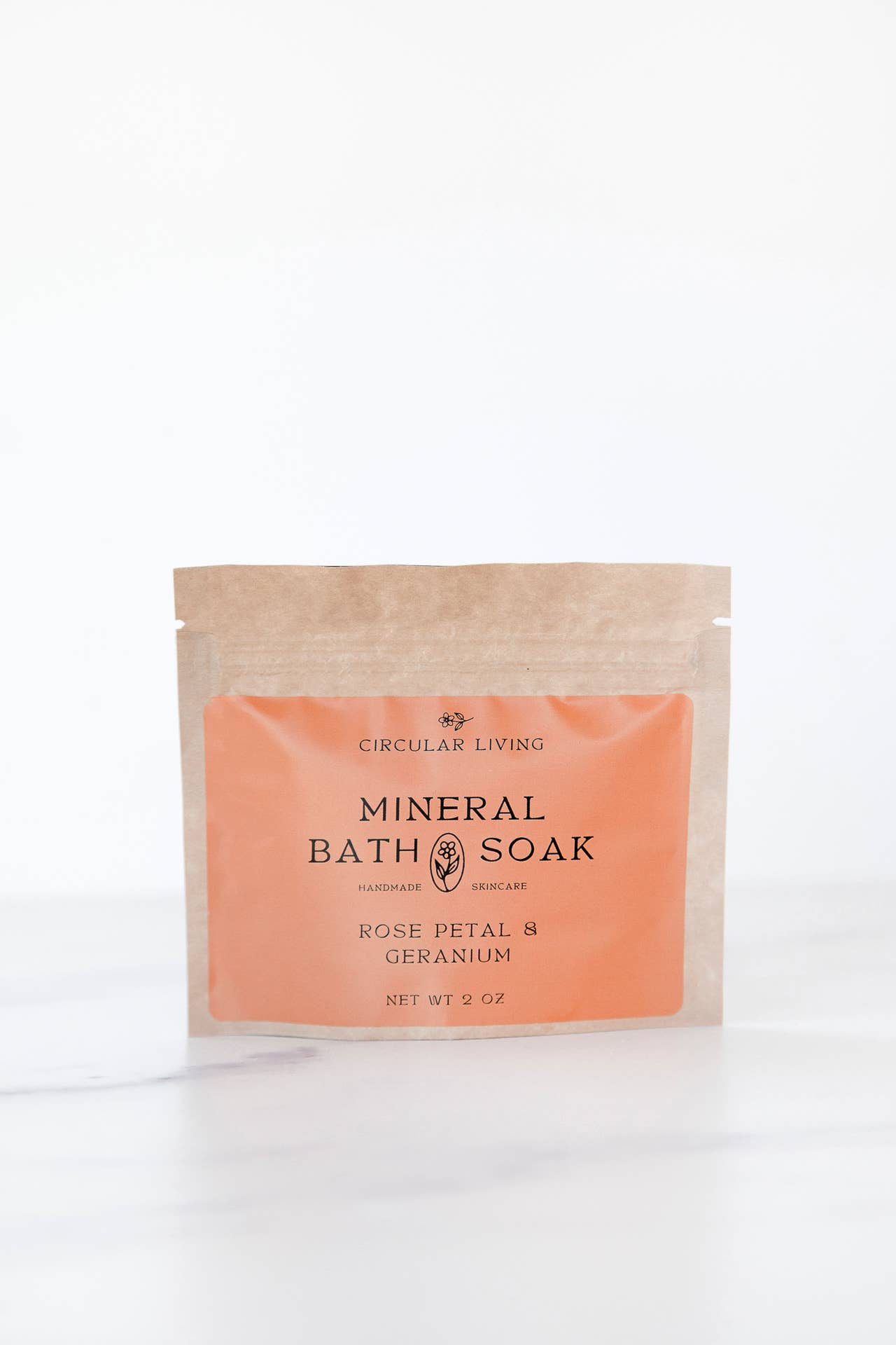 Circular Living - Mineral Bath Soak Sachet, Rose Petal & Geranium