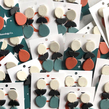 Load image into Gallery viewer, Museology Co. - Ruth Clay Earrings: Latte
