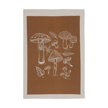 Load image into Gallery viewer, Raine &amp; Humble - Tea Towel - Mushroom Waffle - Brown
