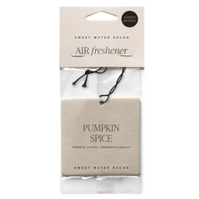 Load image into Gallery viewer, Sweet Water Decor - *NEW* Pumpkin Spice Hanging Air Freshener - Fall Decor
