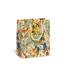 Load image into Gallery viewer, Red Cap Cards - Striped Florals gift bags: Large
