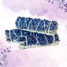Load image into Gallery viewer, Sage Bundle with Dried Lavender Smudge Stick

